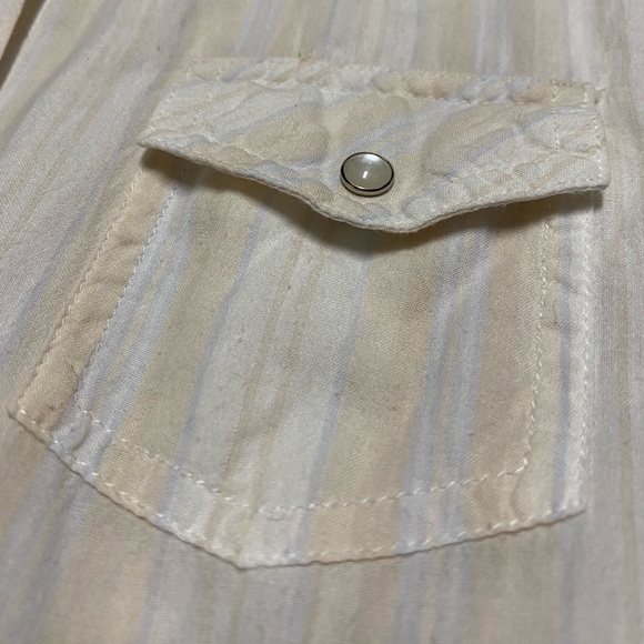 Limited Too Y2K Vintage Western Pearl Button Down Short Sleeve Shirt Size XL 16 - Picture 11 of 12